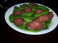 「DIY」荷兰豆炒腊肠