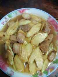 家常菜红烧茭白