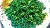 美味的凉拌百叶荠菜做法图解1)
