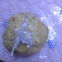 自制椰蓉花朵面包做法图解6)