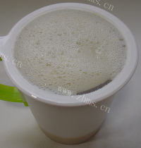 美味的栗子豆浆做法图解10)