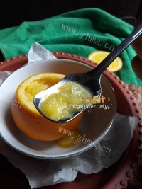 简单的盐蒸橙
