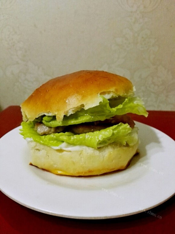 独特的汉堡包