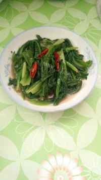 家常菜爆炒油麦菜