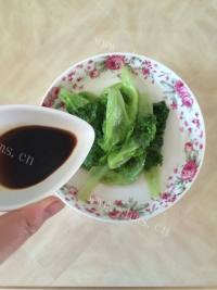 色香味浓的白灼生菜做法图解6)