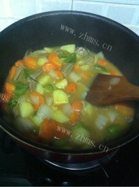 美味的咖喱牛肉饭做法图解11)