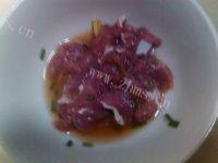 家常菜花菜炒肉丝做法图解1)