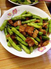 下饭的四季豆炒肉