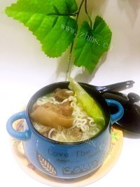 唇齿留香的羊肉汤面做法图解6)