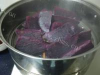 自制紫薯芋圆做法图解3)