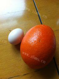 自己做的香橙蒸蛋做法图解1)