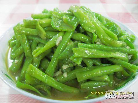 青椒炒豇豆