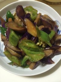 家常菜青椒茄子