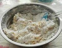 美味的肉松饼干棒做法图解6)
