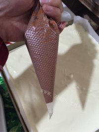自制千叶纹蛋糕卷做法图解6)