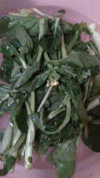 家常菜凉拌菜心做法图解1)