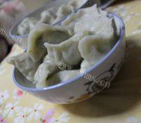 自己做的素三鲜水饺