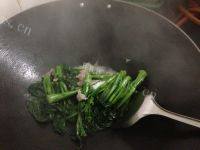 家常菜菜心炒肉片