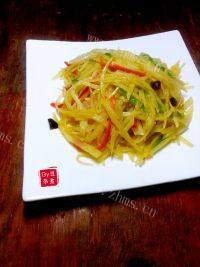 家常菜酸辣土豆丝