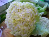 家常菜白菜豆片做法图解1)