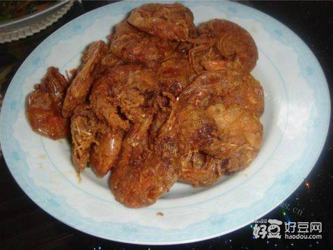 油炸对虾