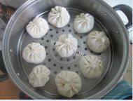 自制的南瓜包子