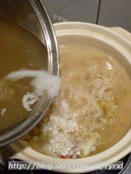 家常菜酸菜汆白肉做法图解9)