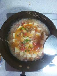 家常菜豆腐肉末汤