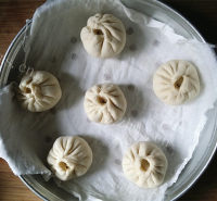 美味的豆沙包子做法图解11)