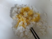 橙香孜然炒饭做法图解7)