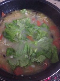 美味的牛肉香菇年糕做法图解7)