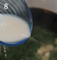 美味的荠菜豆腐羹做法图解8)
