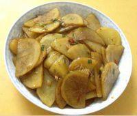 家常菜素炒土豆片