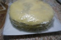 诱人的榴莲千层蛋糕