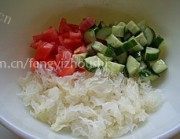 美味的椒油三脆做法图解3)