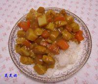 味道不错的咖喱鸡饭