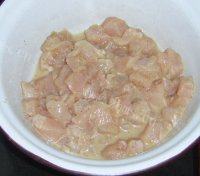 家常菜有机花菜炒肉片做法图解5)