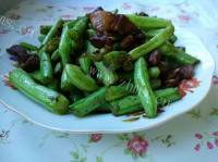 家常菜豆角炒肉