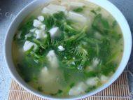 好吃的青菜豆腐羹做法图解6)