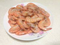 美味的白灼海虾