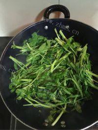 家常菜蒜香空心菜做法图解4)