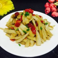 家常菜凉拌杏鲍菇