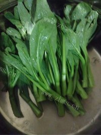 家常菜盐水菜心做法图解6)