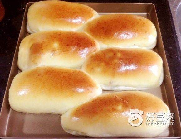 香葱肉松面包自制