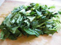 家常菜油菜炒肉做法图解2)