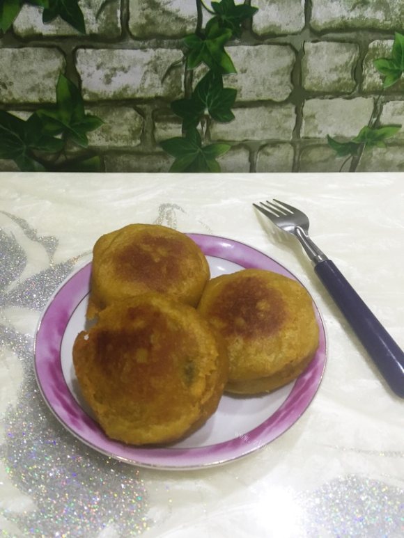垂涎欲滴的红薯饼