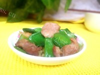 家常菜扁豆炒肉