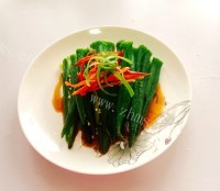 五味俱全的白灼秋葵