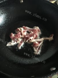 家常菜西兰花炒肉做法图解5)