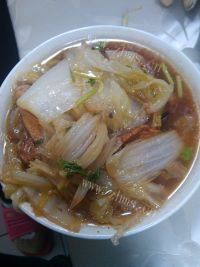 自己做的白菜炖粉条